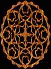 Geometric #35 Trivet Scroll Saw Pattern