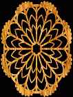 Geometric #31e Trivet Scroll Saw Pattern