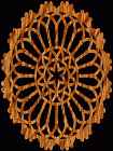 Geometric #45 Trivet Scroll Saw Pattern